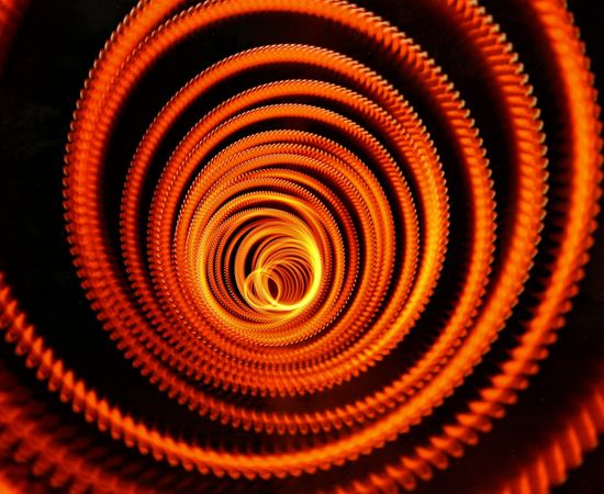 Graphic circles representing cycles of energy and rest